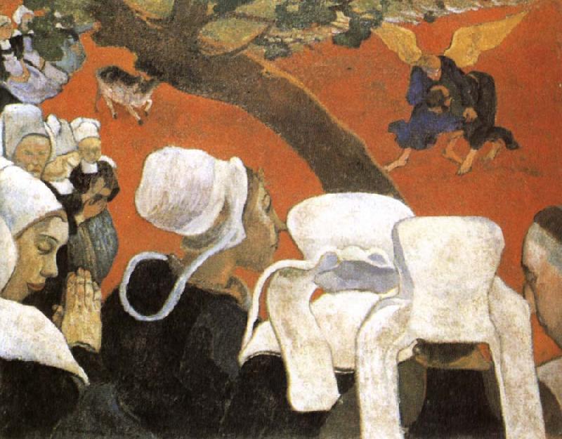 Paul Gauguin The vision after the sermon oil painting image